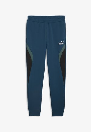 Puma, ESSENTIALS COLOURBLOCK JOGGINGHOSE - Jogginghose - midnight petrol