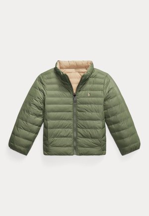 P-LAYER 2 REVERSIBLE MOCKNECK JACKET - Giacca outdoor - vintage khaki/mint olive