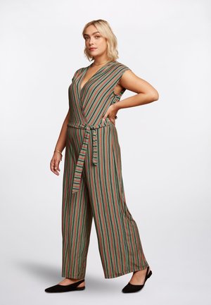 MARY CASTILLO STRIPE - Overall / Jumpsuit - black