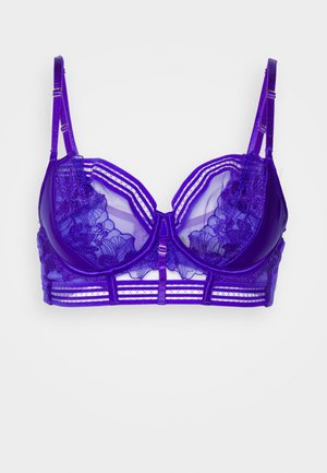 THE FORGIVING NON PAD BRA - Reggiseno a balconcino - black/blue