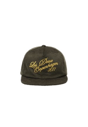 Les Deux, COPENHAGEN CORDUROY LETTERMAN CAP - Шапка - duffel bag