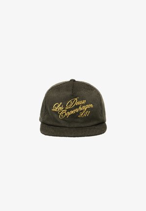 Les Deux, COPENHAGEN CORDUROY LETTERMAN CAP - Шапка - duffel bag