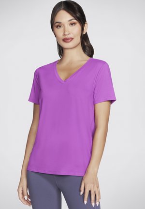 Skechers Sport GODRI SERENE VNECK - Basic T-shirt - violett