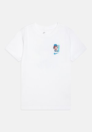 Nike Sportswear TEE BOXY UNISEX - Camiseta estampada - white