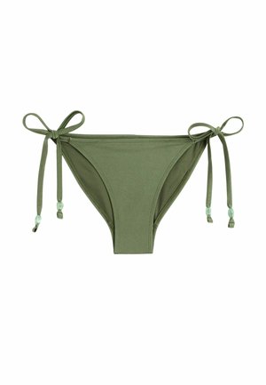 BEADED - Bikini apakšdaļas - khaki green high shine