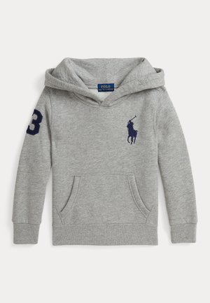 BIG PONY FLEECE HOODIE UNISEX - Jersey con capucha - andover heather