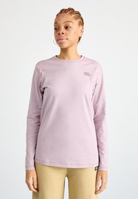 The North Face NATURAL DYE TEE - Hosszú ujjú felső - purple chalk