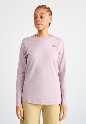The North Face NATURAL DYE TEE - Ilgarankovis viršutinės dalies drabužis - purple chalk