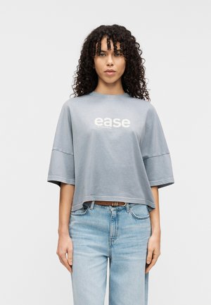 KUSIA - T-Shirt print - blau