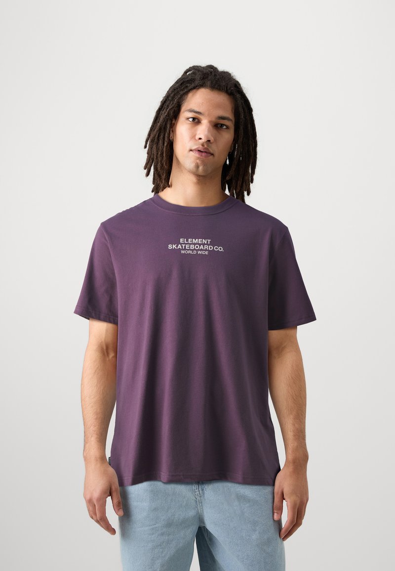 Element SKATEBOARD - Print T-shirt - plum perfect