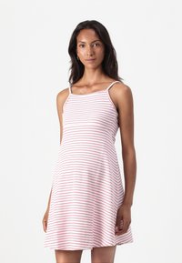 ONLY MATERNITY - OLMDEMI DRESS - Jerseykjole - fuchsia fedora/cloud dancer Miniatyrbilde 1