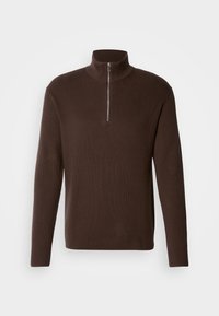 HALF ZIP  - Strikkegenser - brown