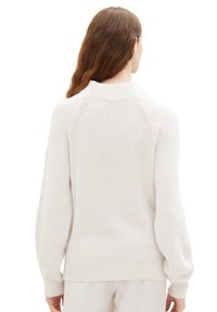 TOM TAILOR Strickpullover - weiß
