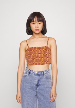 ONLSIGGA - Top - orange, brown