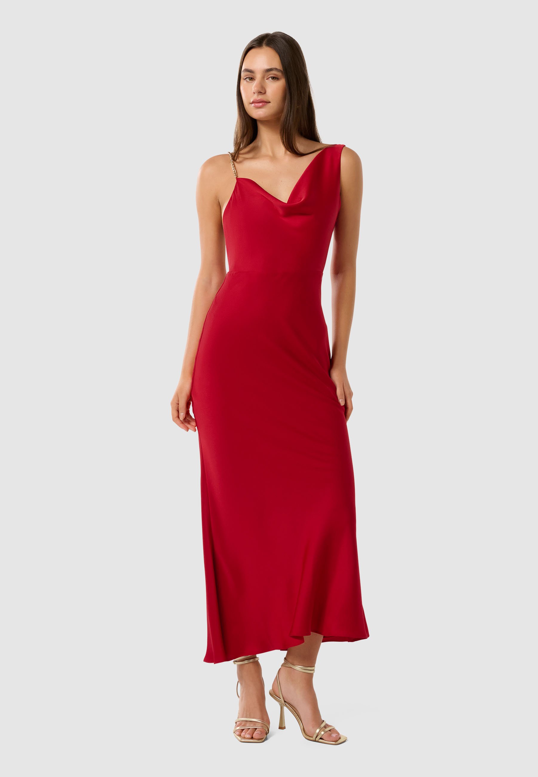 sachin and babi light blue dress Fitted red lace mini dress main image 0