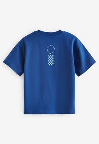 Next SHORT SLEEVE CHARACTER - Triko s potiskem - blue white