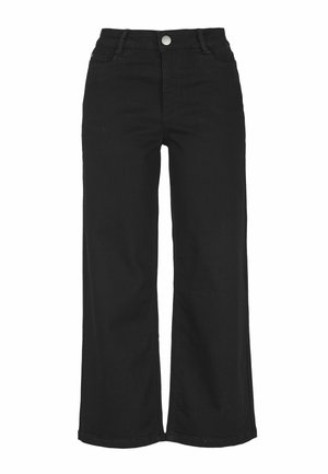 Cellbes of Sweden STRETCHY ANKLE - Flared jeans - black denim