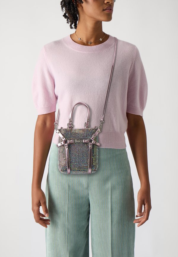 MELANIE CAGE SMALL DOUBLE HANDLE - Handbag - rainbow