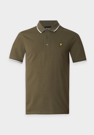 Lyle & Scott, TIPPED - Poloshirt - true olive/white