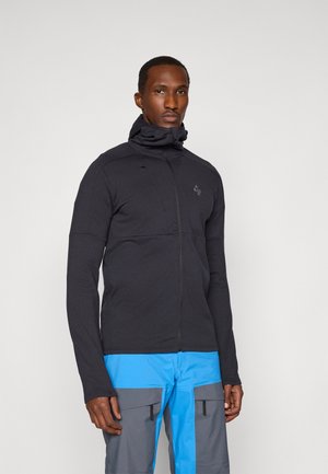 CRUSADER POLARTEC MIDLAYER  - Mikina so zipsom - black