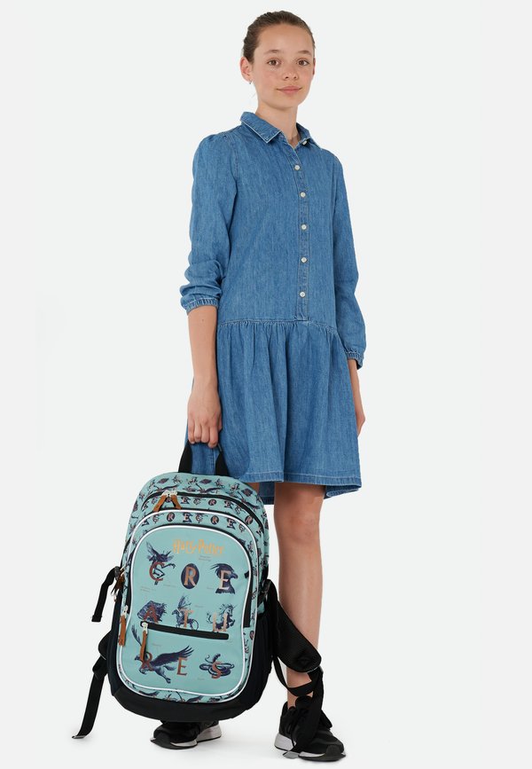 3 SET - Schulranzen Set - blau