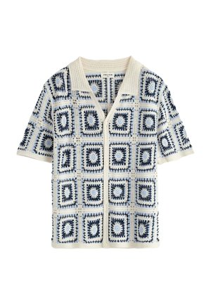 FRILIVIN AJOURÉE À BOUTONS - Chemise - blanc