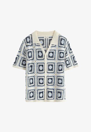 FRILIVIN AJOURÉE À BOUTONS - Chemise - blanc