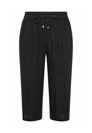Yours Clothing, CROPPED - Pantalon classique - black