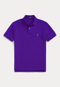 SLIM FIT MESH POLO SHIRT - Polo krekls - chalet purple