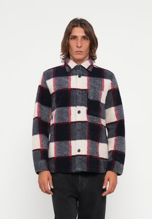 CHECKED OVERSHIRT - Light jacket - blue big