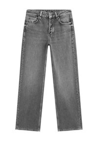 MID-RISE WIDE-LEG - Wide leg - dark grey