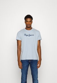 Pepe Jeans EGGO - Apdrukāts T-krekls - bleach blue