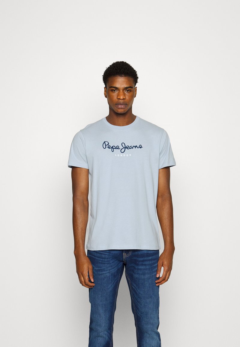 Pepe Jeans EGGO - Apdrukāts T-krekls - bleach blue
