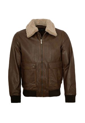 Lederjacke - braun