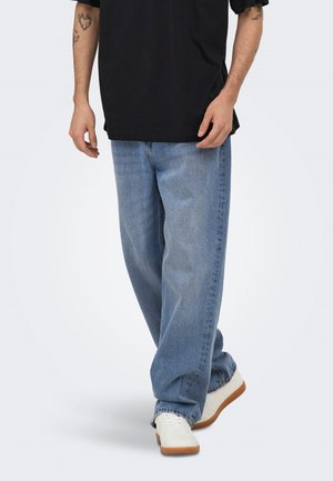Only & Sons Loose-fit ONSFADE Loose Fit - Jean large - light blue denim