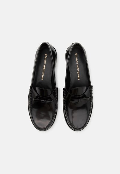 Stuart Weitzman LOTTIE BOW LOAFER - Παπούτσια χωρίς κορδόνια - black