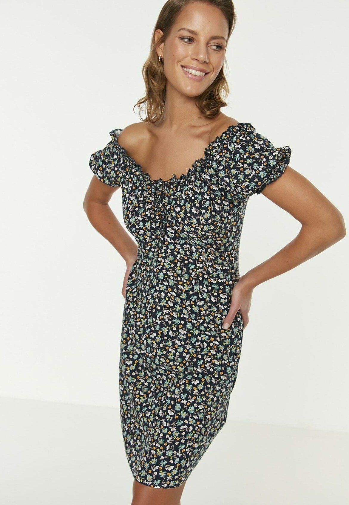 Trendyol Day dress - black - Zalando.ie