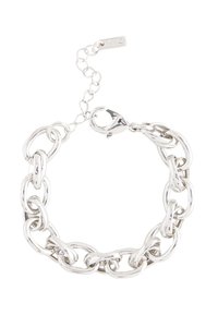 DOUBLE LINK CHUNKY - Bracelet - silver tone