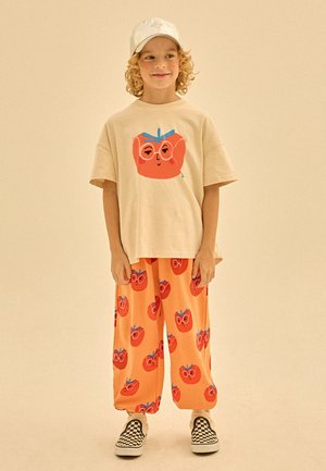 JELLY MALLOW TOMATO UNISEX - Majica kratkih rukava s printom - light beige