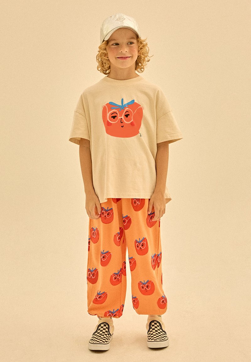 JELLY MALLOW TOMATO UNISEX - Printtipaita - light beige