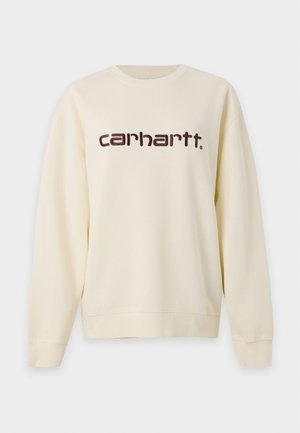 Carhartt WIP, Суитшърт - off-white/brown