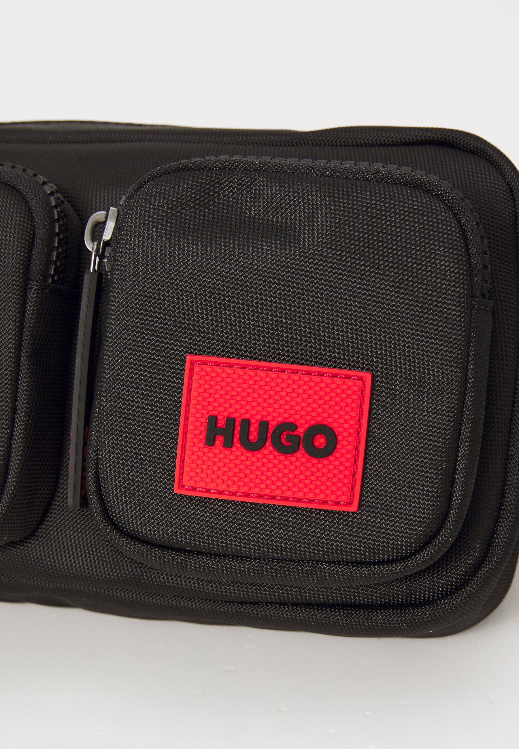 HUGO Uomo Borsa A Tracolla Ethon 3.0 - Nera, Poliestere, Dimensioni 15x19x5 Cm, Tracolla Regolabile Fino A 160 Cm