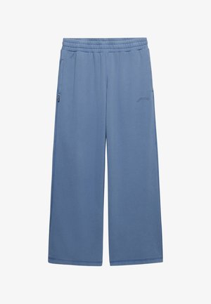 Superdry & Co, SUPERDRY ESSENTIAL LOGO WIDE LEG JOGGERS.. - Træningsbukser - tidal blue