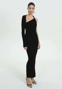 Mango NAPOLI - Dolga obleka - black
