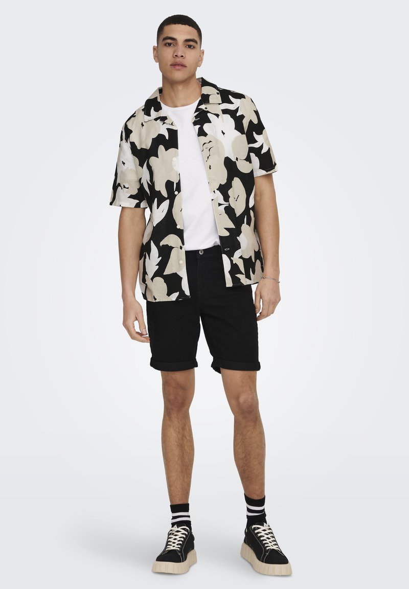 Only & Sons Overhemd zwart