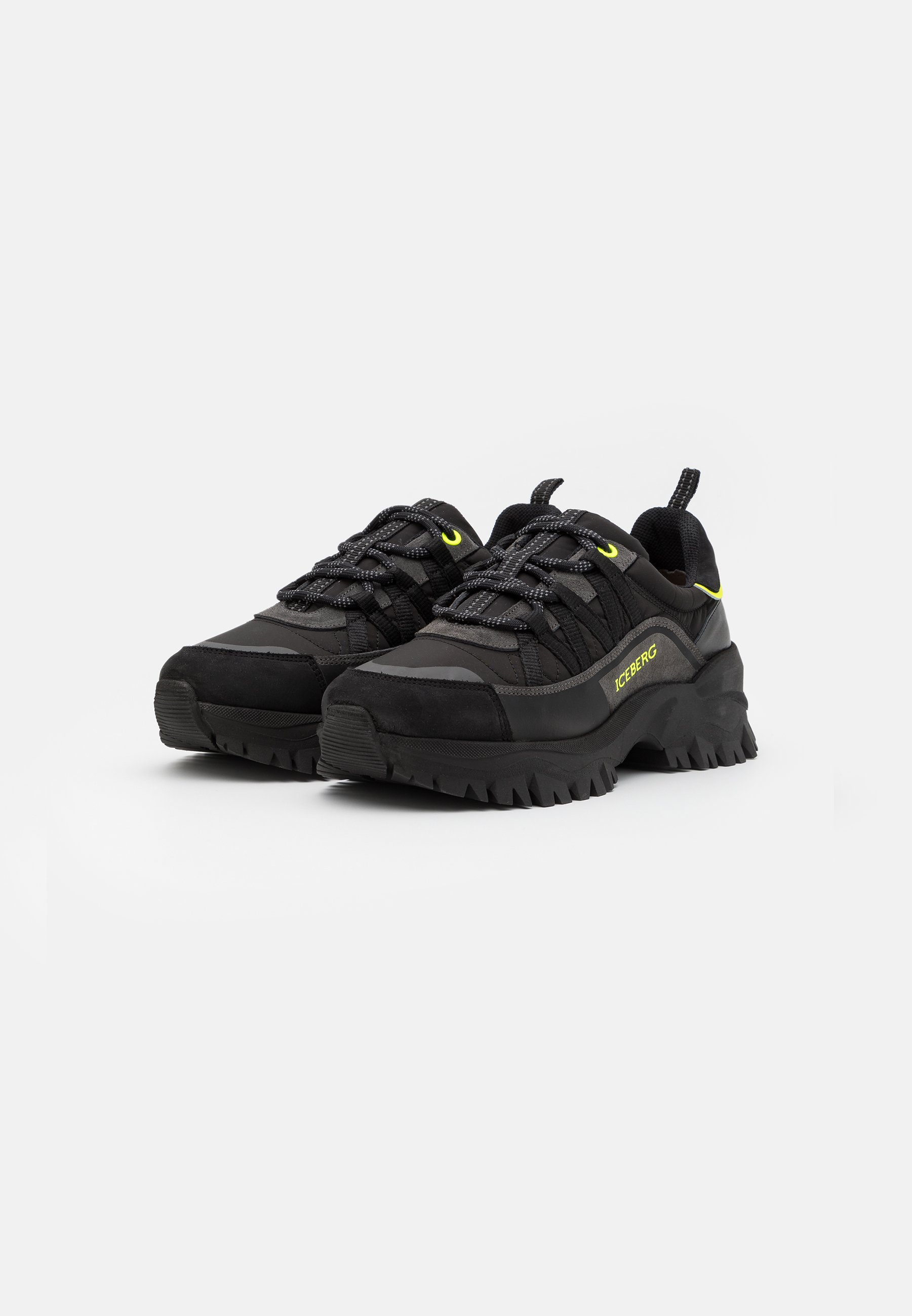 Iceberg PRIMA Joggesko black Zalando.no Iceberg KAKKOI Joggesko clean silver Zalando.no