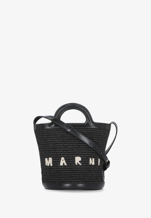 Marni BORSA A SPALLA TROPICALIA - Borsa a mano - black
