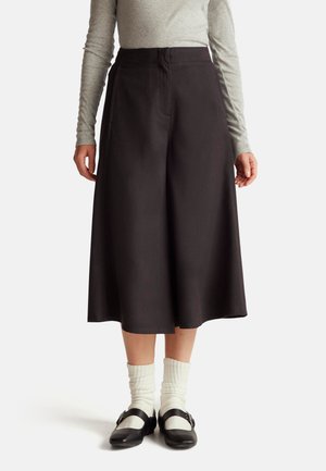 CROPPED FLARED - Pantalon classique - black