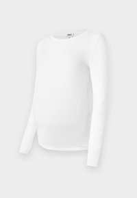 OLMMELLA O NECK TOP  - Long sleeved top - bright white