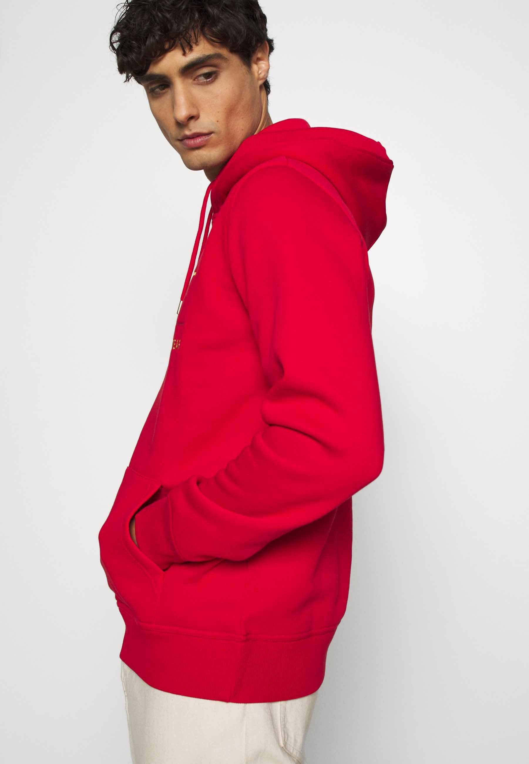 gant red hoodie
